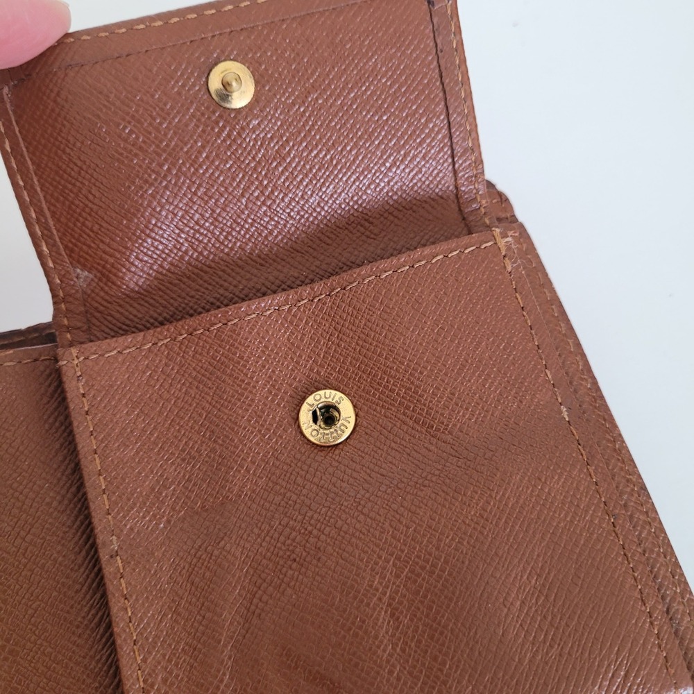 Louis Vuitton Monogram Bifold Wallet Brown CA0024 Made in Spain Project Piece - Picture 8 of 15